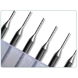 10 Pcs Carbide Micro Drill Bits 0.5mm CNC PCB Dremel