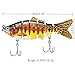 YS EVELYNNA LILIAN Fishing Lures for Bass Multi Jointed Swimbaits Slow Sinking Hard Lure Lifelike Fishing Bait Tackle Kits for Freshwater Saltwater Topwater