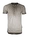 DREAM SUPPLY by ZIMEGO Men's Longline Henley Tall Shirt