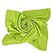 Pure Color Silk Feel Scarves Clothing Accessories Square Scarf Fashion Green