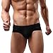 NEARTIME Men's Underwear, Mens Low Waist Boxers Briefs Men Underpants Soft Shorts (M, Black) …