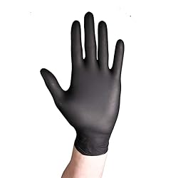 GripProtect® Precise Black Nitrile Exam Gloves | 4