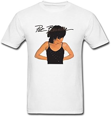 FASHIRT Men's Pat Benatar&amp;neil Giraldo Fan Logo T-shirt White M