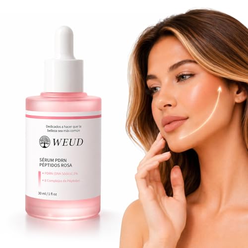 WEUD Serum Coreano Original, Serum Facial con Salmon DNA PDRN, Multi Péptido, Niacinamida, Cuidado Antiedad y Reparador, Reafirman, Ilumina la Pie, Suero PDRN para Todo Tipo de Piel (30ML)