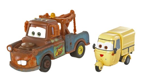 Disney-Pixar CARS 2 Movie - 1:55 Die Cast Car 2-Pack Race Team Mater & Sal Machiani