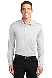 Port Authority Men's Silk Touch Performance Long Sleeve Polo