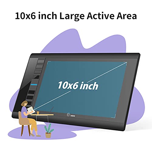 UGEE M708 V2 Graphics Drawing Tablet, 10 x 6 in Drawing Erea 8192