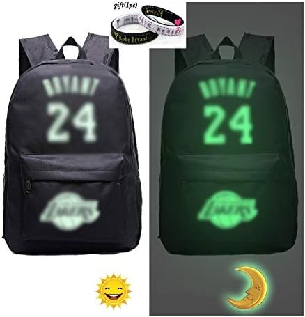 Jishiyu Bag バックパックラップトップの24号スターコービー ブライアントブラックマンバnbaオールスター