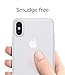 Spigen Air Skin iPhone X Case with Semi-Transparent Lightweight Material for Apple iPhone X (2017) - Soft Clear