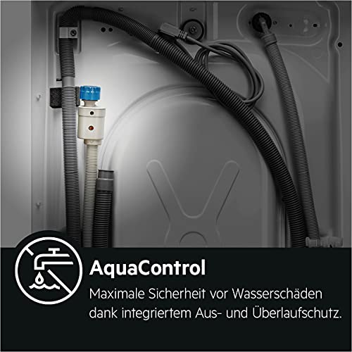 AEG Waschtrockner, DualSense - schonende Pflege, 8 kg Waschen, 5 kg Trocknen, D, energiesparend, Mengenautomatik, Nachlegefunktion, ProSteam – Auffrischfunktion, 1600 U/min, Weiß, L7WBA60680 10