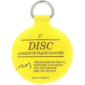 Invisible English Disc Adhesive Large Plate Hanger Set (4-2 Inch Hangers)