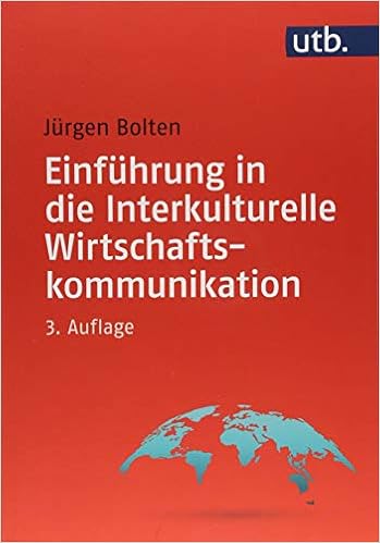 Einfuhrung In Die Interkulturelle Wirtschaftskommunikation Bolten Jurgen Amazon De Bucher