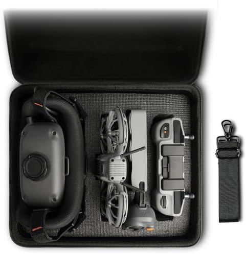 Funda Rígida Para DJI Neo 2 – Bolsa De Transporte Con Correa De Hombro, Compatible Con Neo2 Motion Fly More Combo, RC-N3 Y Cargador (Gris)
