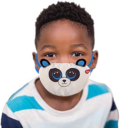 Ty UK Ltd Bamboo Panda Beanie Boo Face Mask, Multicoloured, one size - Image 4