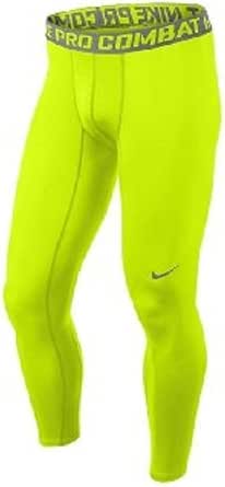 Compression Tights Neon Yellow 