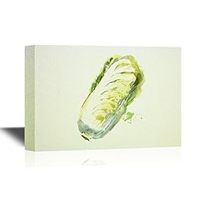 Canvas Wall Art - Watercolor Painting of Petsai - Gallery Wrap Modern Home Art | Ready to Hang - 12x18 inches