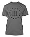 Three Percenter Men's T-shirt (2XL, CHARCOAL)
