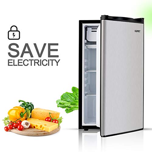 4 Kuppet+Mini+Refrigerator+Refrigerator+Small+Basement+Stainless