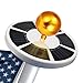 FORUP 26 LED Solar Flag Pole Light, Solar Flagpole Downlight for Most 15 to 25 Ft Flag Pole (White)