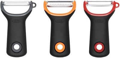 OXO Good Grips 3-Piece Prep Peeler Set – Straight Serrated Julienne Peelers