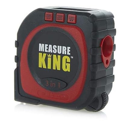 SOCHEP Digital Tape Measure,Newest 3 in 1 LED Digital Display Laser Measure King All and Any Surfaces