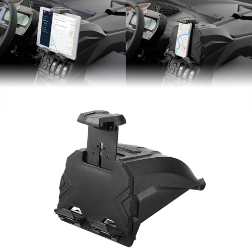 KEMIMOTO X3 Device Tablet Holder Storage Mount Compatible with 2017-2025 Can Am Maverick X3 and Max DS MR RC Turbo R, Replce OEM #715002874