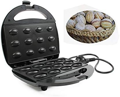 EFIGW Toaster Electric Walnut Cake Maker Automatic Mini Nut Waffle Bread Machine Sandwich Iron Toaster Baking Breakfast Pan Oven
