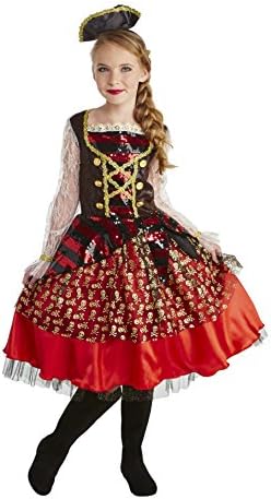 Happy Haunts On The Deck Pirate Costume, Medium 8-10