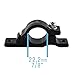 Lumintrail Handlebar Adapter Mount for Bicycle Water Bottle Holder Bike Cage