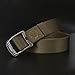 JASGOOD Survival Military Canvas Nylon Belts For Men Tactical Outdoor Belt with Metal Buckle (Suit Pant Size 40
