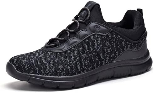 COODO CD6004 Boy's Lightweight Breathable Sneakers Easy Walk Casual Sport Shoes Black-3