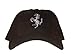 Offical Ferrari Black Hat Silvery Grey Crest Rare (Licensed From Ferrari Manufactured By Spa)