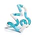 Tangle Junior Smooth - Choose your colour - (Light Blue & White) by Tangle