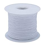 S&S Worldwide na S&S Worldwide White Medium Elastic Cord