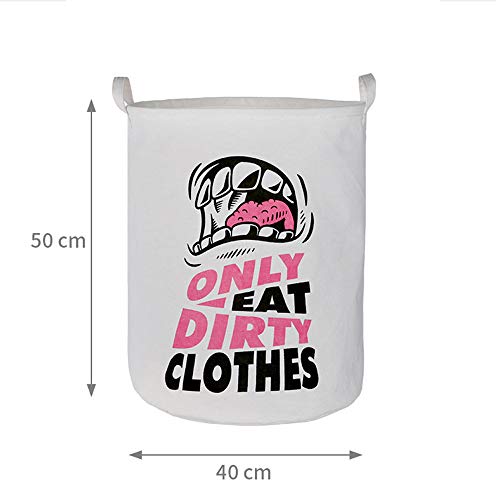 Gotian Dirty Clothes Underwear Basket, Sheets Laundry Clothes Bags, Laundry Basket Storage Basket Box, Folding Waterproof with Great Capacity (C)