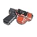 Cardini Leather - IWB Leather Gun Holster, P938, Colt 380 Mustang, Ruger LC9 Gun Holsters, and Other Like Sized Handguns, Open or Concealed Carry, IWB Accessories - Brown, Right Hand