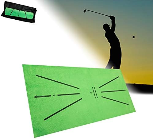 ZLY Golf Training Mat – Golf Hitting Practice Mats, Analysis Swing Path, Rubber Backing Posture Golf Practice Aid Rug for Home Office Outdoor ZLY Golf Training Mat – Golf Hitting Practice Mats, Analysis Swing Path, Rubber Backing Posture Golf Practice Aid Rug for Home Office Outdoor