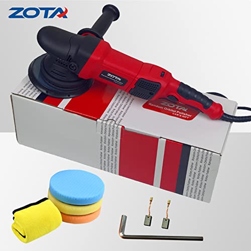 ZOTA Car Polisher, 21mm LongThrow Orbital Polisher, 6.5" Dual Action