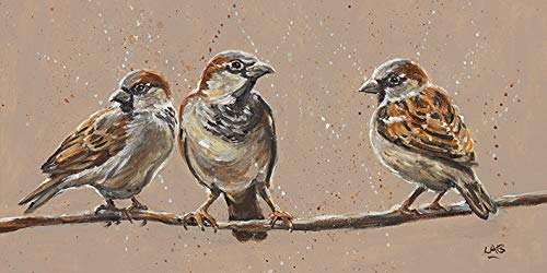 Louise Brown (Bird Talk 30 x 60cm Canvas Print