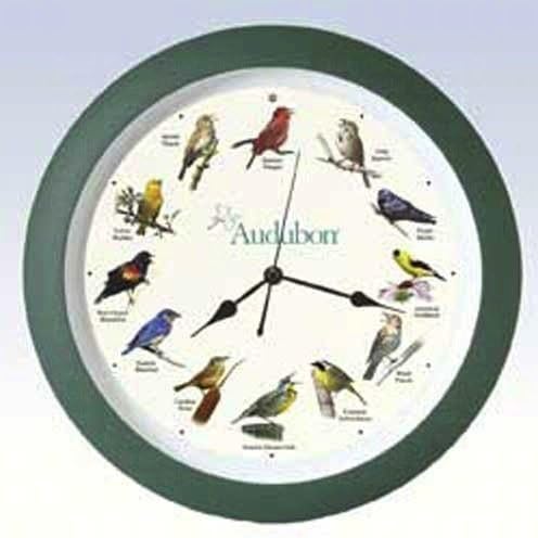 Audubon Singing Bird Clock - 13 Green by Audubon