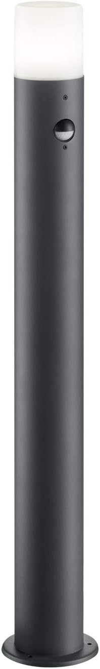 Trio Leuchten Hoosic Outdoor Wall Light, Aluminium Acrylic, Charcoal, Charcoal/White