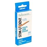 The Natural Dentist Stim-U-Dent Plaque Removers, Thin, Mint Flavor -160 ct.