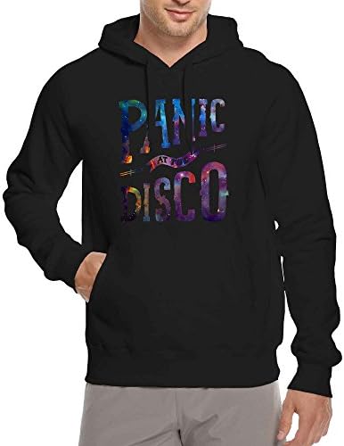 Panic At The Disco Galaxy Hoodie Unisex Sweatshirt Black - L SB