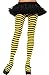 Plus Size Fun Striped Opaque Tights (Various Colors) 1 or 2 Packs