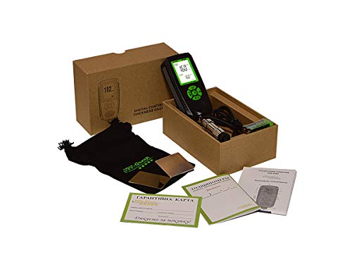 Coating Thickness Gauge CM-206Z Best Digital Paint Meter with External Sensor/Resolution 0.001mils