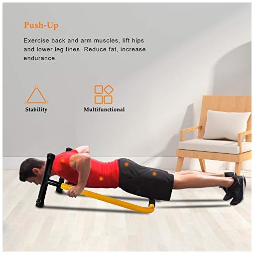 RELIFE REBUILD YOUR LIFE Dip Station Functional Heavy Duty Dip Stands Fitness Workout Dip bar Station Stabilizer… - Image 7