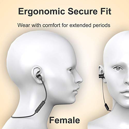 UPDATED 1st OCT '18 | Wireless Dual Driver in-Ear Earphones/Earbuds | Magnetic Stowaway | CSR Bluetooth - Super High Fidelity Sound | IPX 6 Sweatproof | 6 Hrs | Ergonomic Fit | Microphone | HARP Ultra