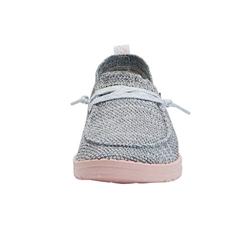 Hey Dude Women's Wendy Halo White Pink Size Women's Shoes