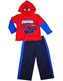 Spiderman - Little Boys' Long Sleeve Spiderman Pant Set