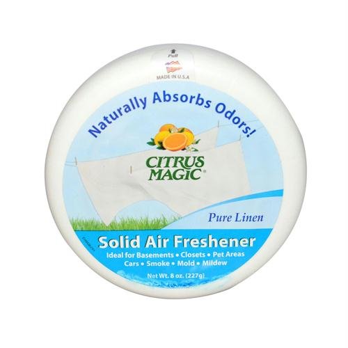 Citrus Magic Pure Linen Absorb Odor Solid Air Freshener, 8 Ounce -- 6 per case. image